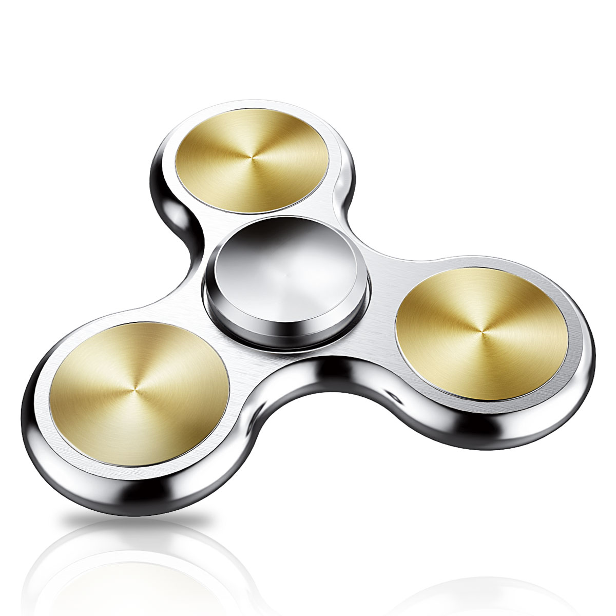 ATESSON Fidget Spinner Toy 4-10 Min Spins Ultra Durable Stainless Steel ...